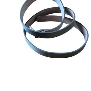 Classic Tan Faux Leather Belt for Women